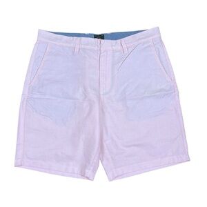 J. Crew Club Shorts Men’s 34 Pink 9” Chino Preppy Nautical Summer Classic Pastel